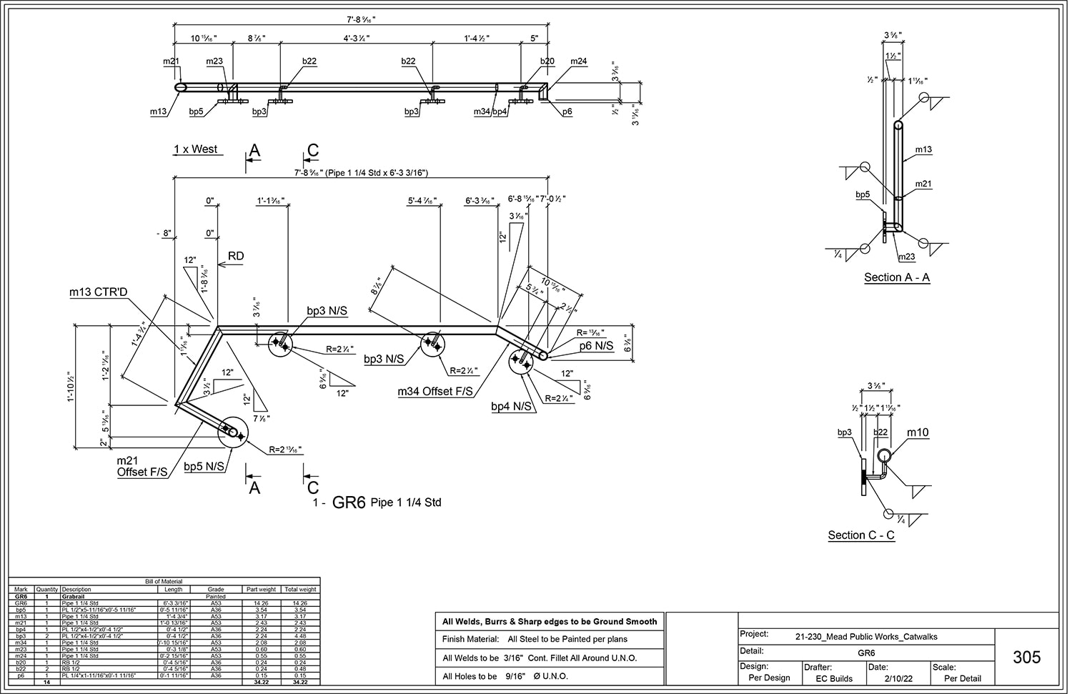 Miscellaneous and Structural Steel Detailing - Drafting Consultants